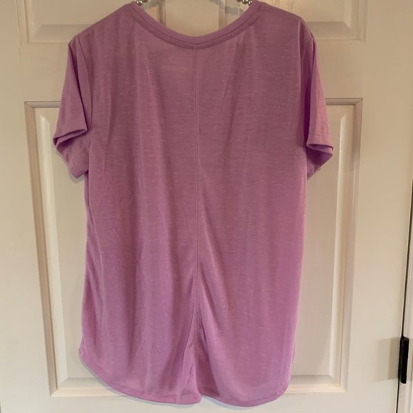 Tek Gear Lilac DryTek Space Dye Short Sleeve Tee - Picture 4 of 4